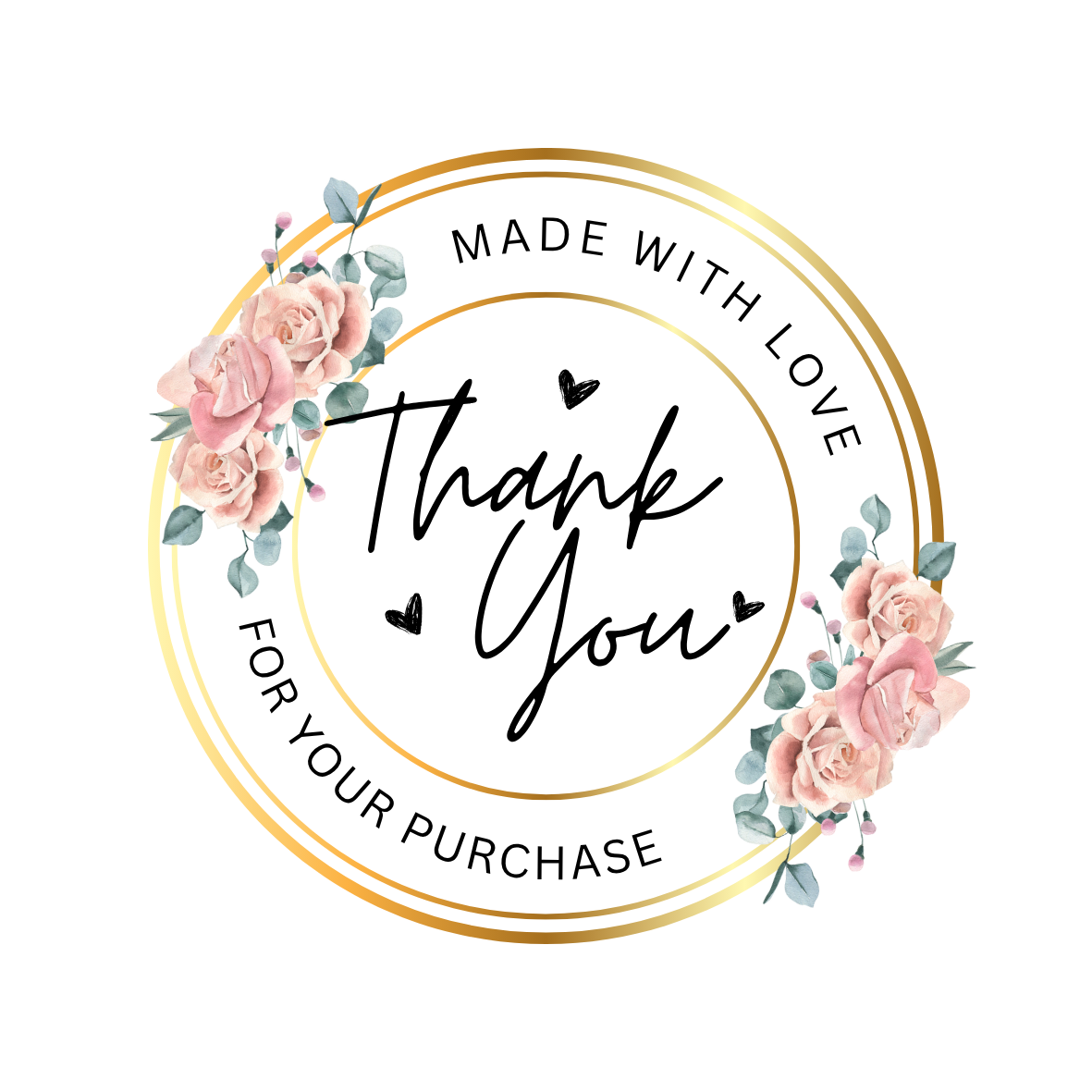 Thankyou Stickers - Combo of 4 Designs - Image 3