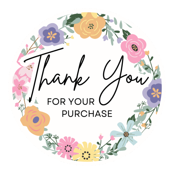 Thankyou Stickers - Combo of 4 Designs - Image 4
