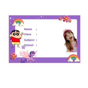 Customised School Label- Shin Chan theme